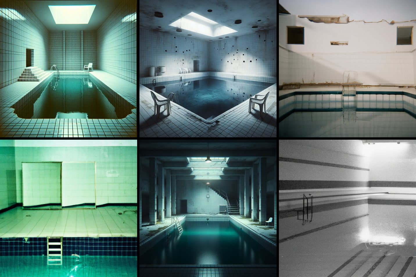 into pool